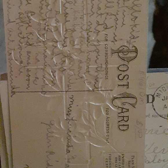 Three beautiful antique Easter cross postcards - Picture 6 of 8